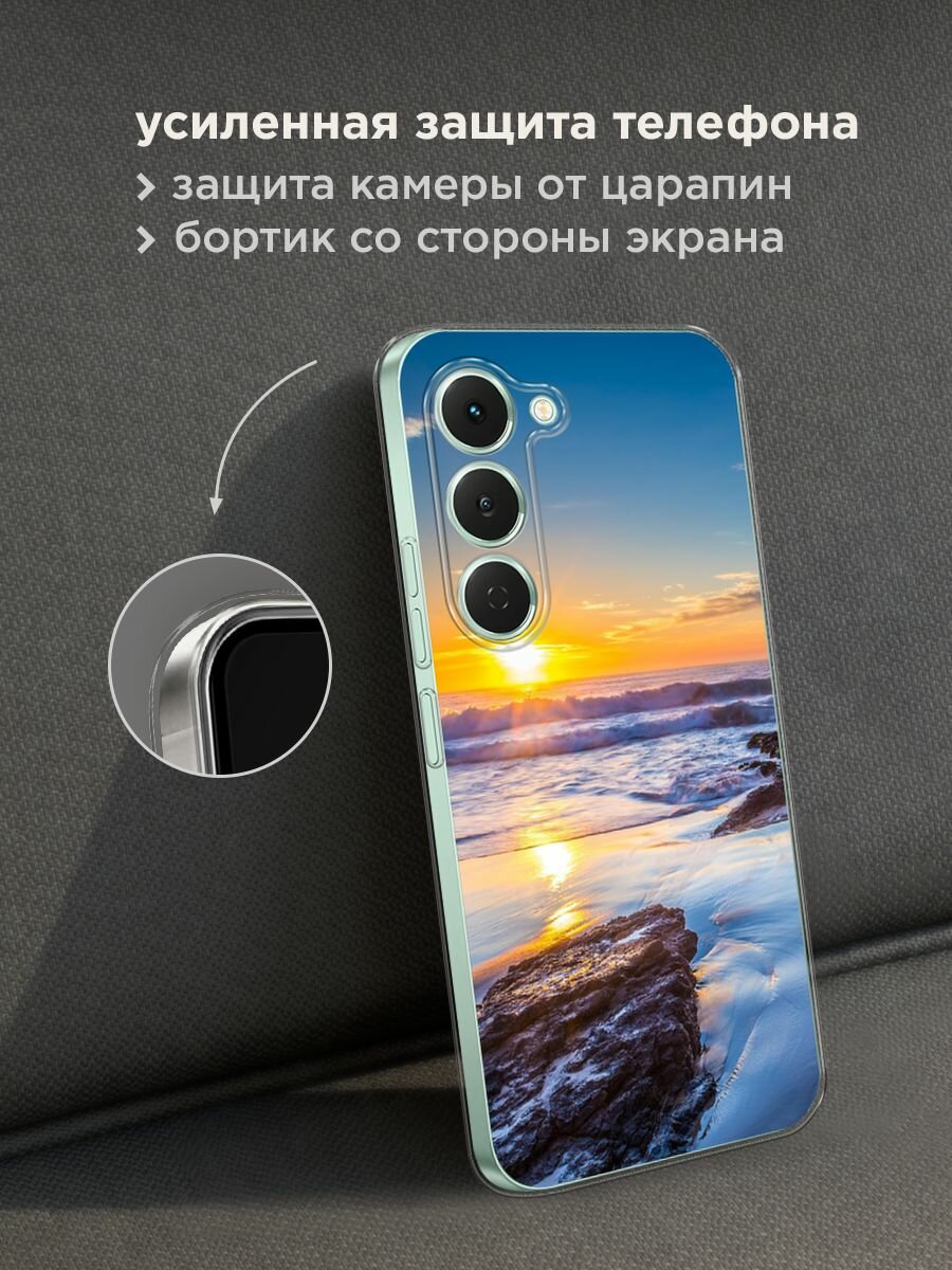 Чехол на Tecno Spark 40 Pro / Текно Спарк 40 Про с принтом "Восход 6" — фото 1