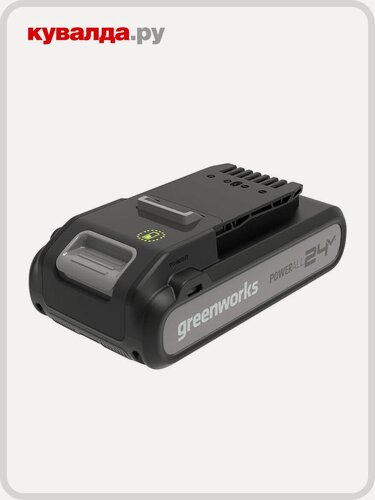 Изображение товара Аккумулятор GREENWORKS 24.0V 4,0 Ач Li-ion с двумя USB разъемами (2940407)