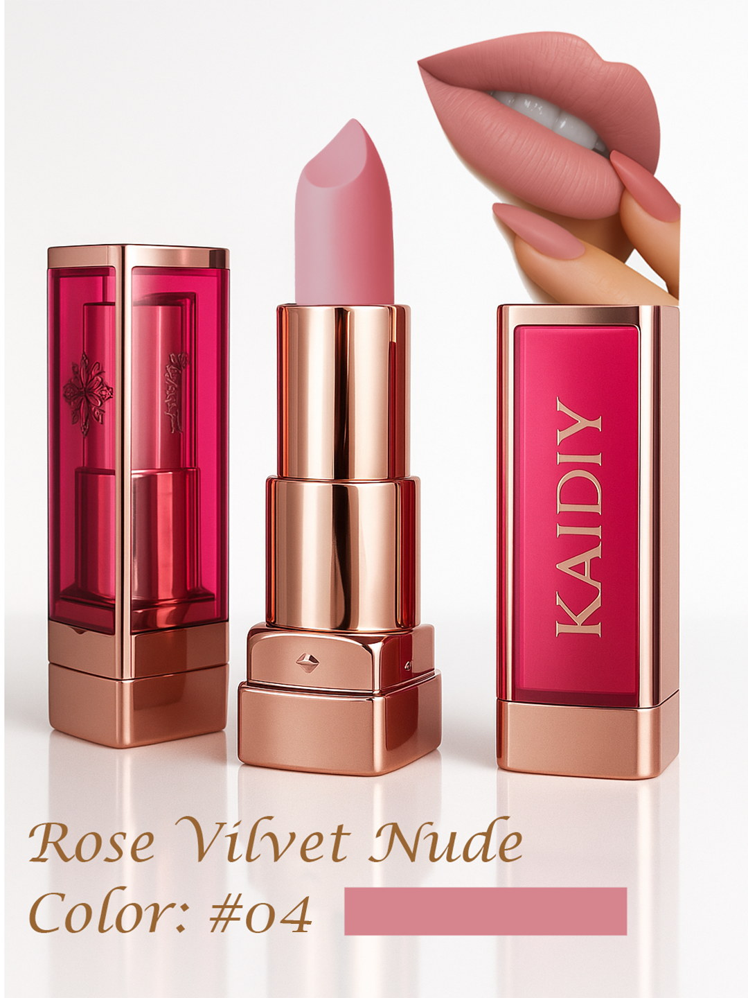 Матовая помада Губная помада PERFECT LIP STICK — матовое стойкое покрытие, насыщенный нюдовый оттенок