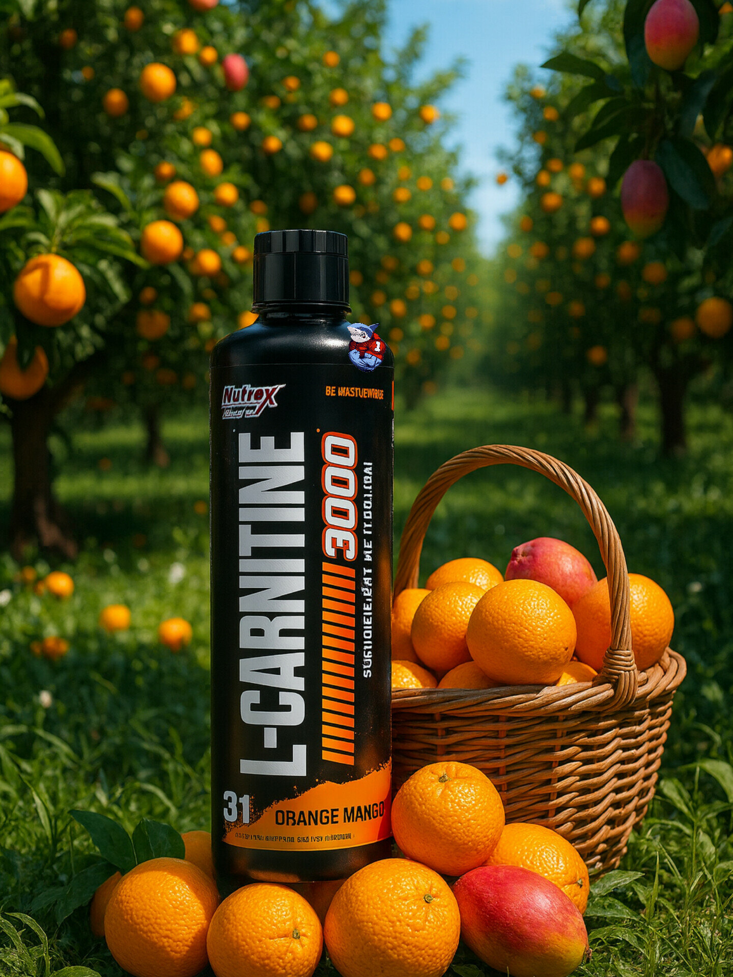 L carnitine от Nutrex жиросжигатель 31 порций каждая порция 3000 мг. Апельсин манго