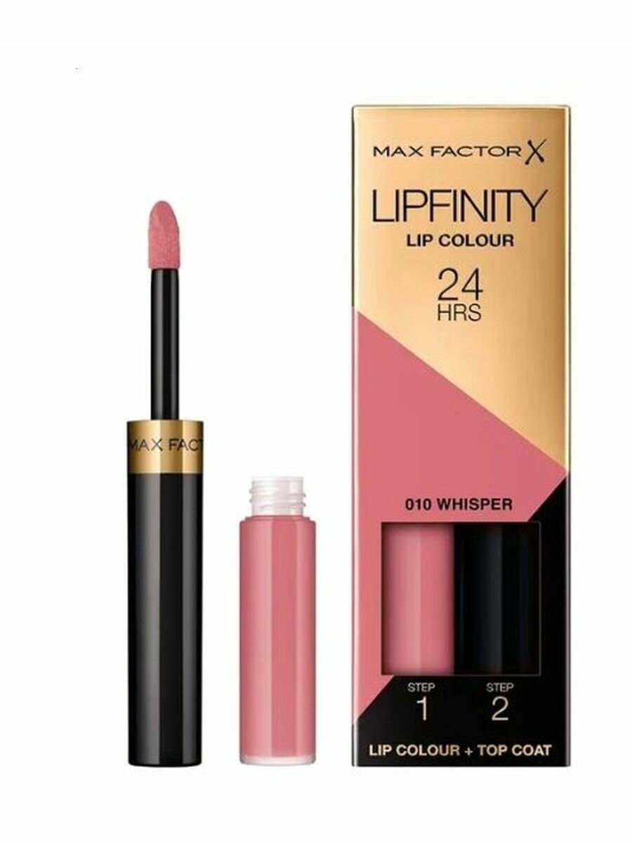 Max Factor жидкая устойчивая помада lipfinity liquid lipstick 010 whisper