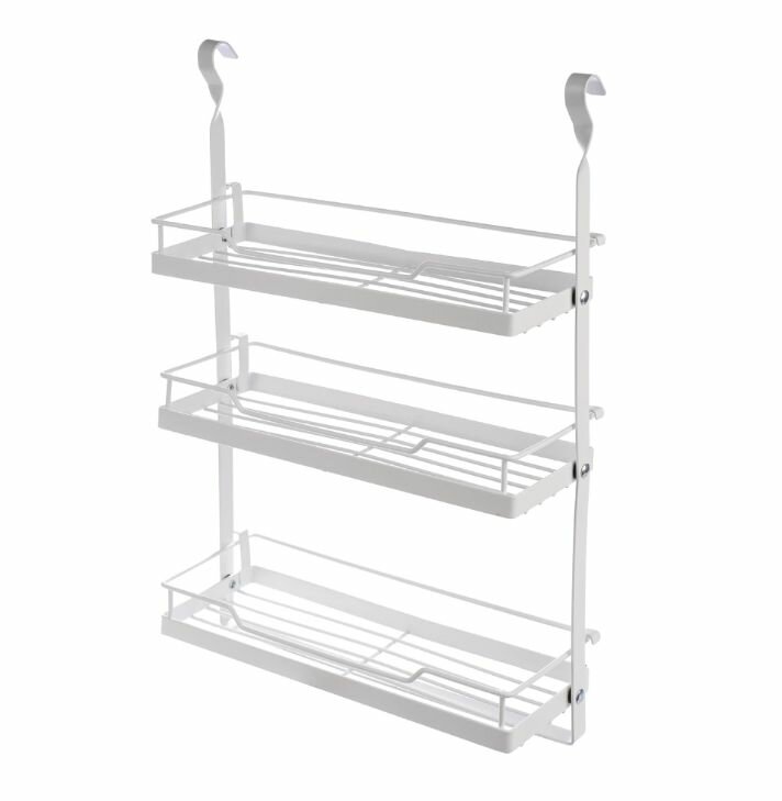 Полка для рейлинга KITRO 3-ярусная белая