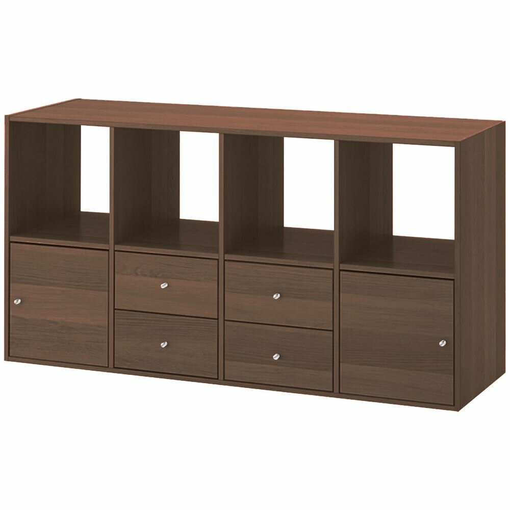 Комод Фиеста К Стеллаж-комод Билли 24 FS орех экко дизайн IKEA — фото 1