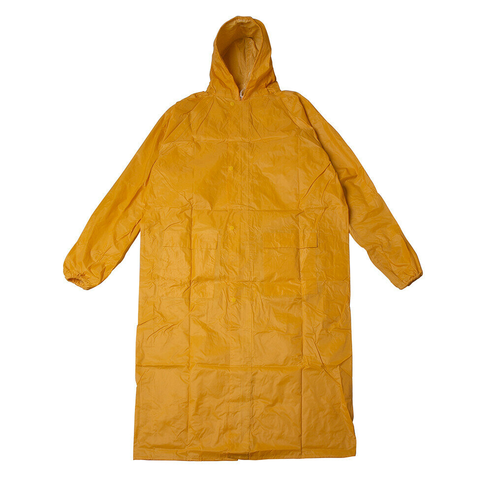 Плащ влагозащитный унисекс полиэстер с ПВХ покрытием КМ 52-54 рост 182-188 см желтый YE10190