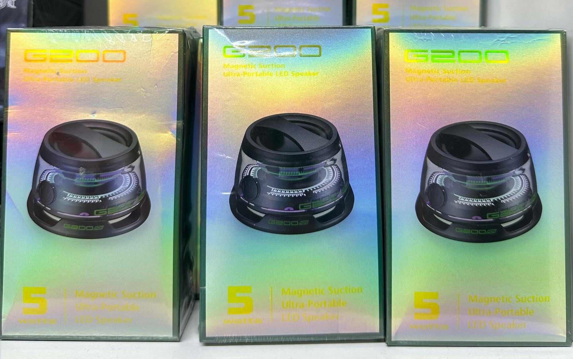 G200 магнитная Bluetooth-колонка с подставкой, RGB, 3D Surround — фото 1