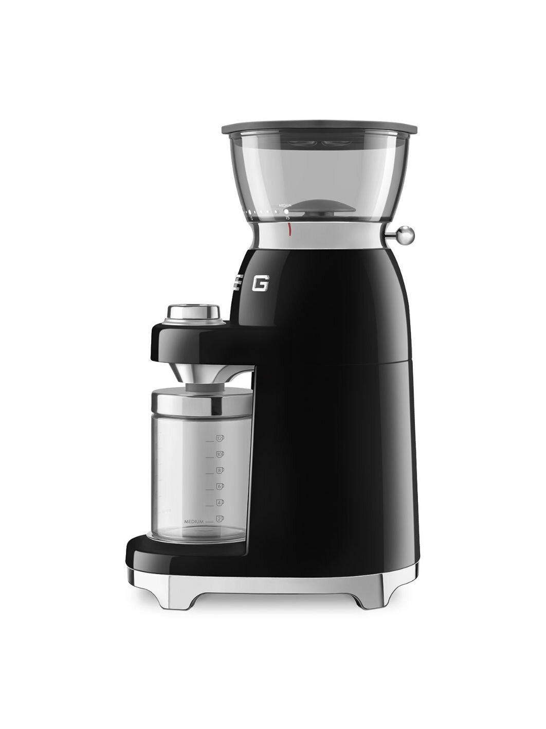 Кофемолка SMEG CGF03BLEU, пастельный чёрный — фото 1