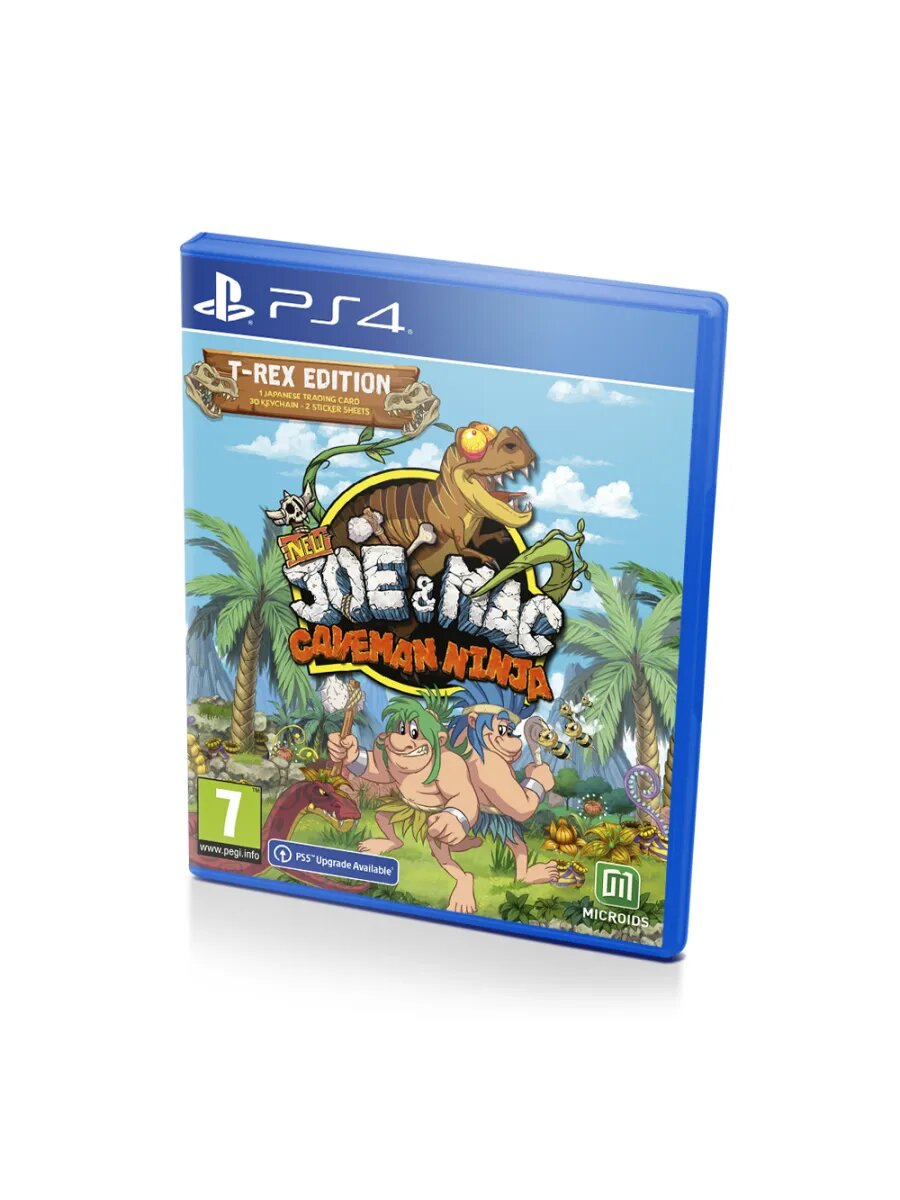 New Joe & Mac Caveman Ninja T-Rex Edition (PS4/PS5, рус.)