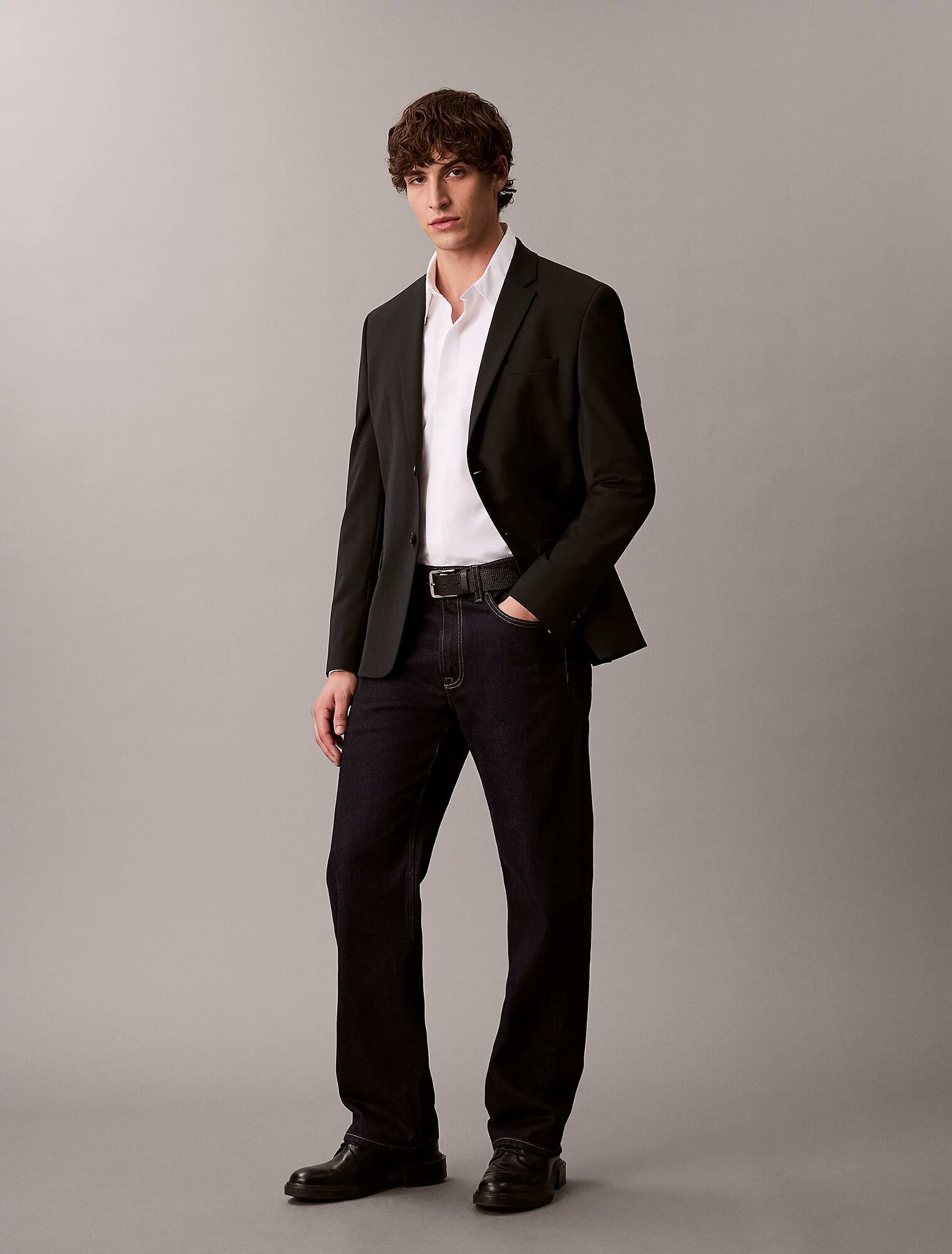 Рубашка CALVIN KLEIN, размер L, белый — фото 1