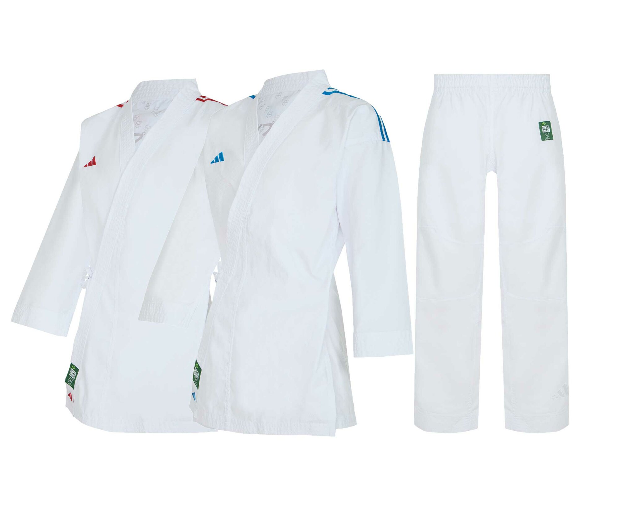 Кимоно с поясом для карате, сертификат WKF