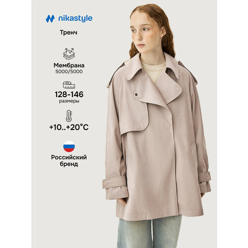 фото Ветровка nikastyle 4л6026, размер 128-64, розовый