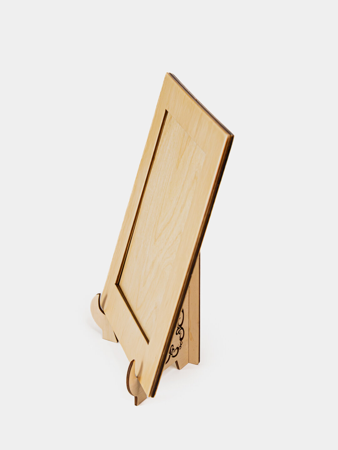 Фоторамка с подставкой. фото 13 на 18 см. Шлифованная.