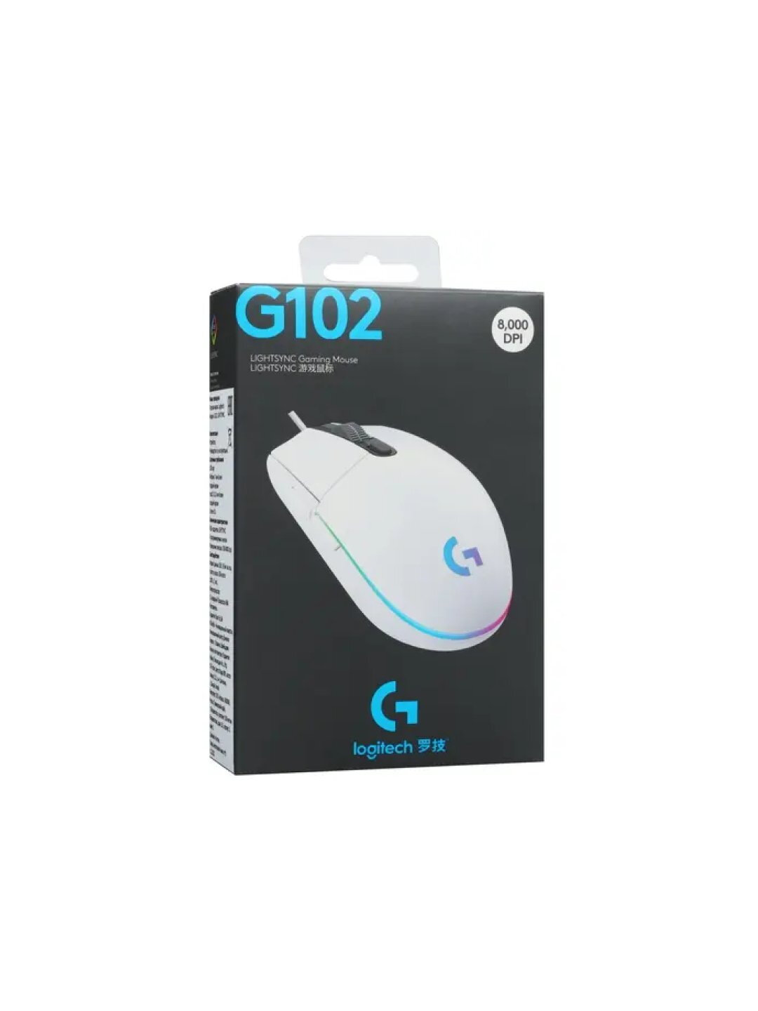 Игровая мышь Logitech G102 Lightsync, оптическая, проводная, USB — фото 1