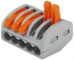 Клемма WAGO внки, для многопроводной системы, 5 контактов, 1 упаковка 5 шт