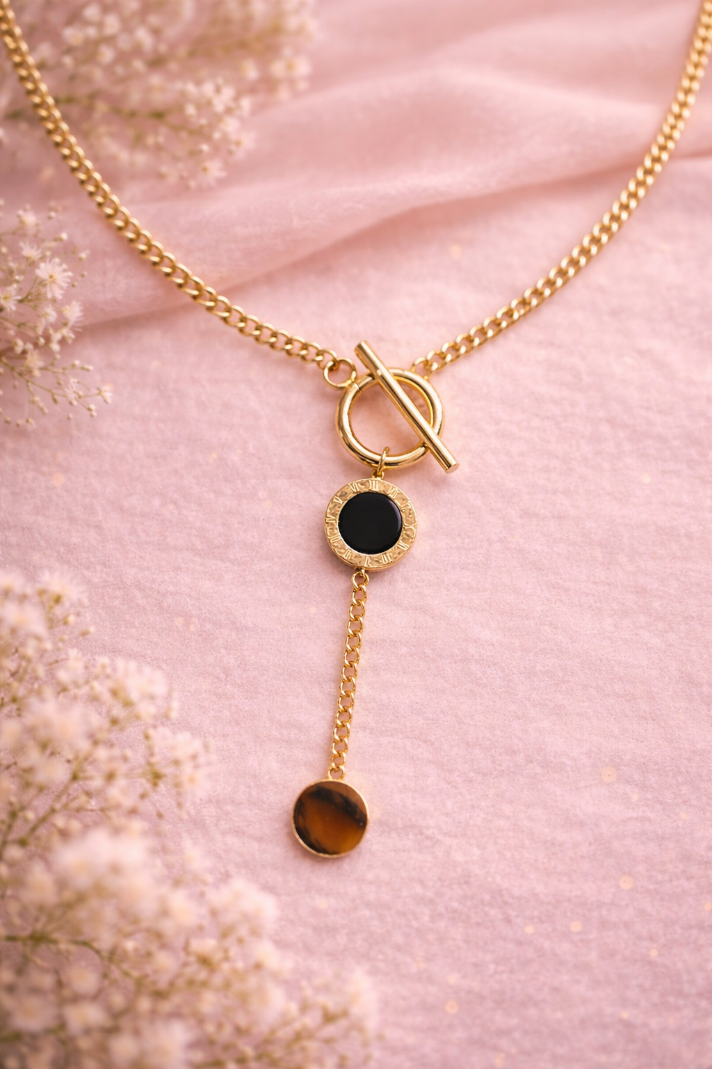 Цепь, 1 шт., длина 40 см, золотистый — фото 1