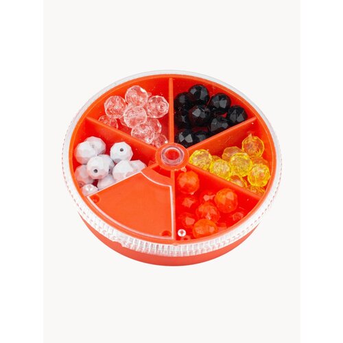 Набор гранёных бусин для монтажа карповых (фидерных) рыболовных снастей. 8мм, 1мм, 50шт.