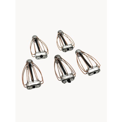 Кормушка для рыб, Тверская, комплект 5 штук, 50гр, металлическая