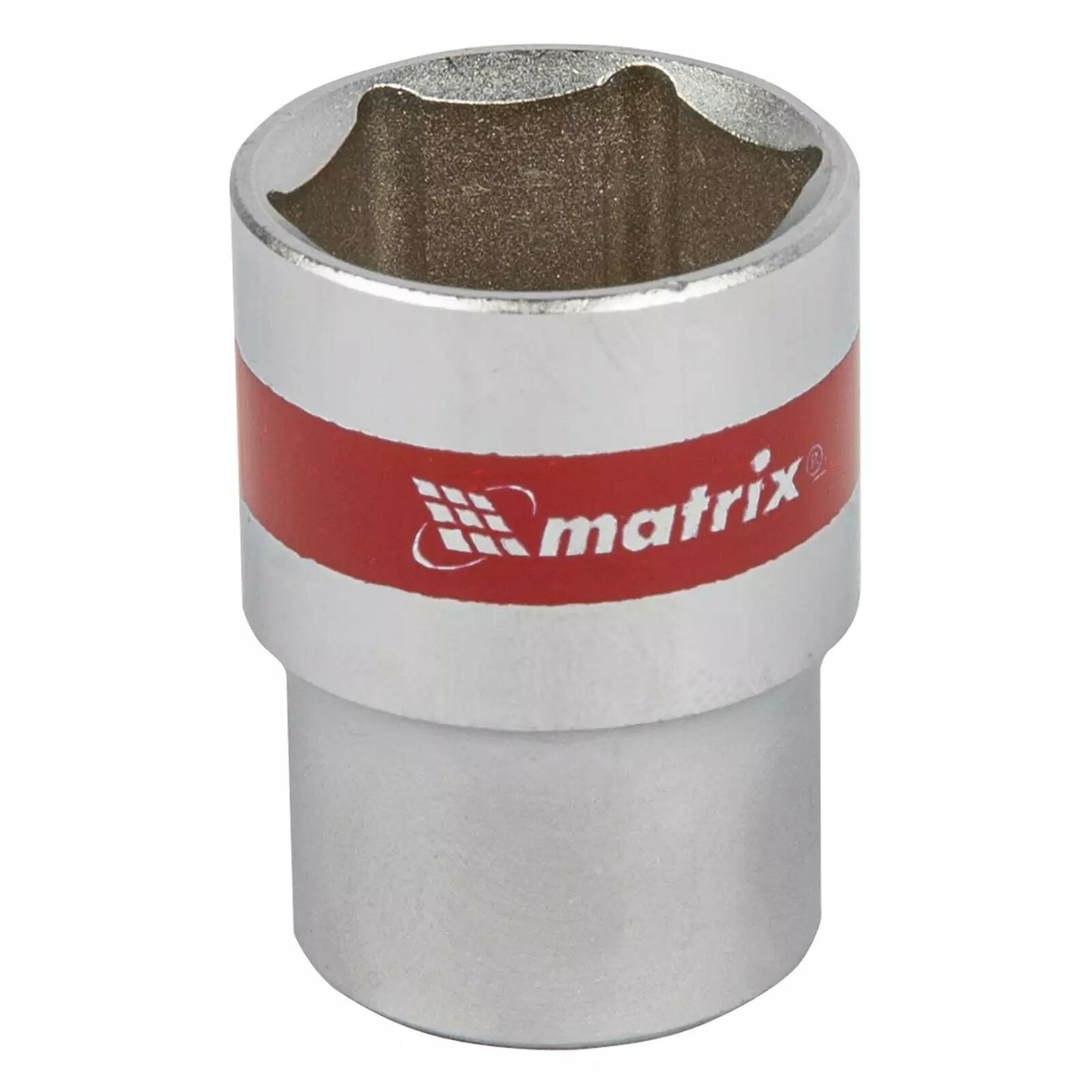 Головка торцевая 21мм, 6-гранная Matrix 13121 CrV 1/2" хром