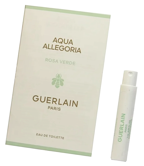 Туалетная вода Guerlain Aqua Allegoria Rosa Verde пробник 1 / Герлен Аква Аллегория Роза Верде сэмпл аромата
