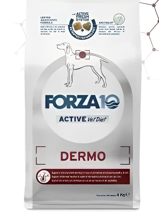 Корм сухой Forza10 "Active Line", для взрослых собак всех пород с патологиями кожного покрова, 10 кг