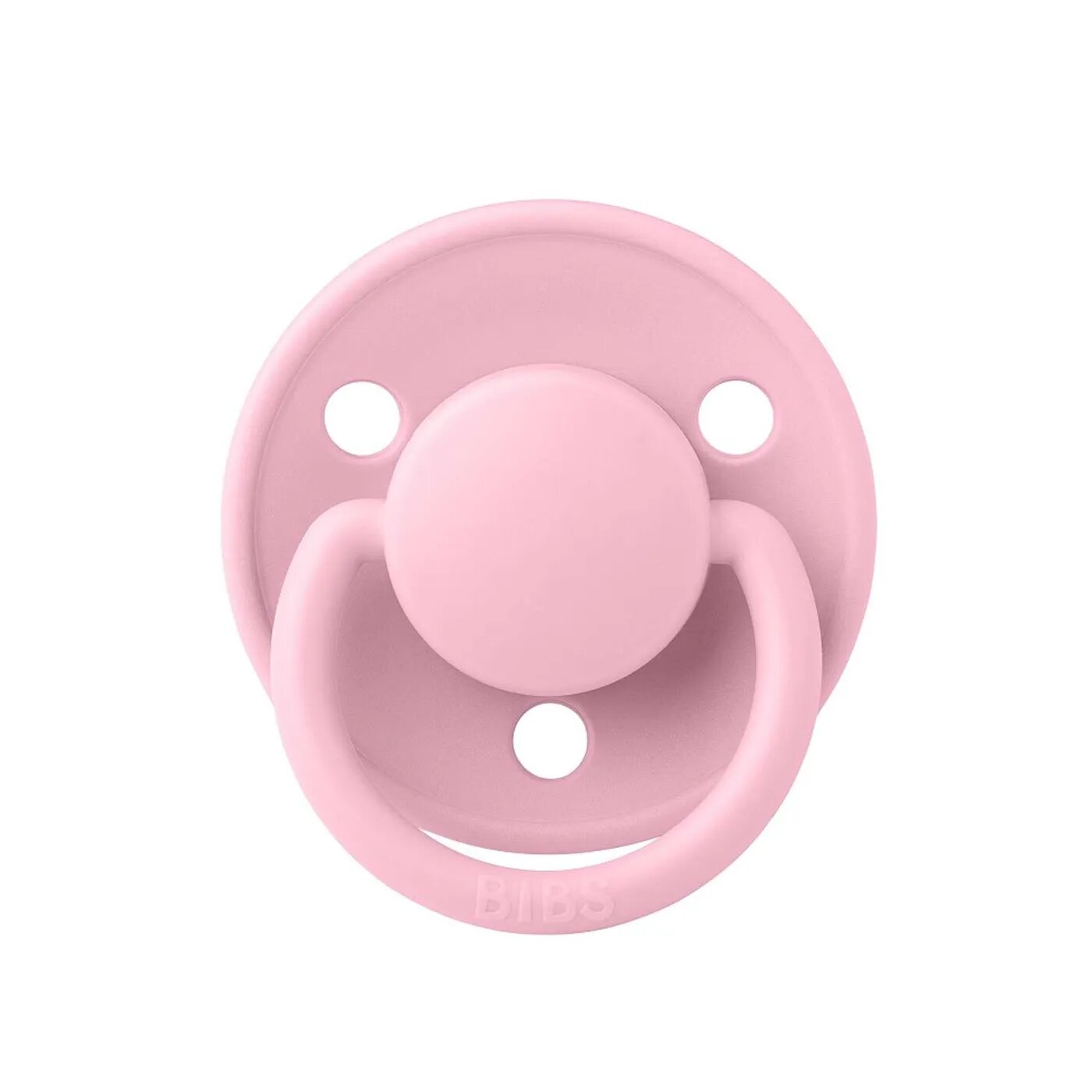 Соска-пустышка BIBS De Lux Silicone Baby Pink 0+ месяцев