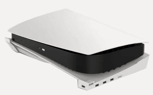 Изображение товара Горизонтальная подставка для PS5 + 4 USB выхода (iPega PG-P5032) White