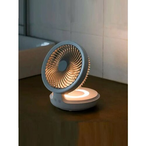 Портативный вентилятор настольный с подсветкой 1680₽