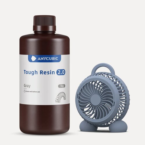 Изображение товара Фотополимерная смола Anycubic Tough Resin 2.0, серая 1л