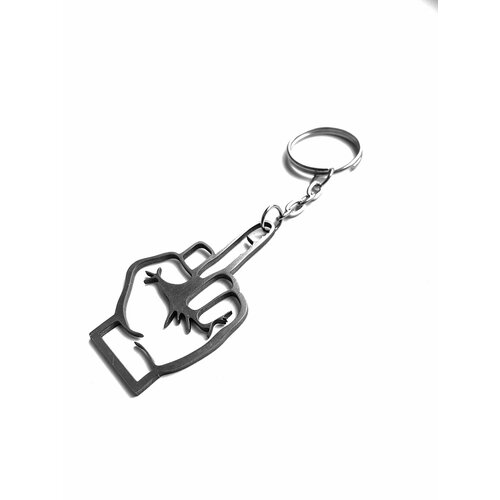 Брелок, гладкая фактура, белый