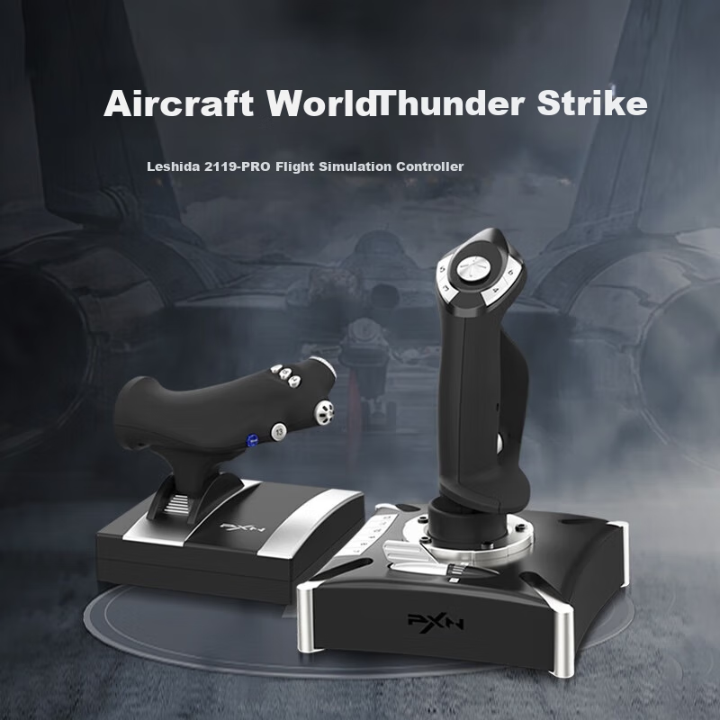PXN 2119Pro Analog Flight Stick for PS4 PC Aircraft Control Joystick Thunder Fighter World Game DCS Peripheral Microsoft Flight Simulator 2024 Simulator