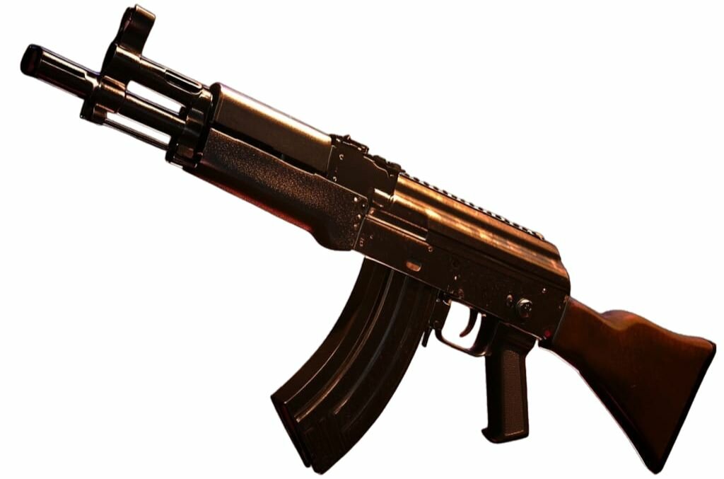 Термонаклейка на одежду  Автомат Калашникова  13 5см 9см