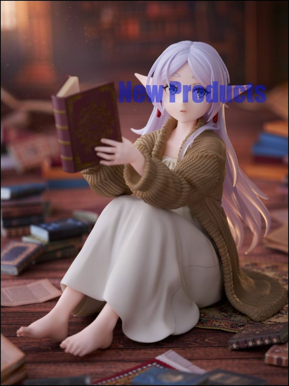 Аниме фигурка Фрирен повседневное платье / Sousou no Frieren(12cm, пакет)