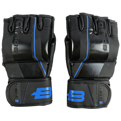 Перчатки для ММА Boybo B-series черно синие