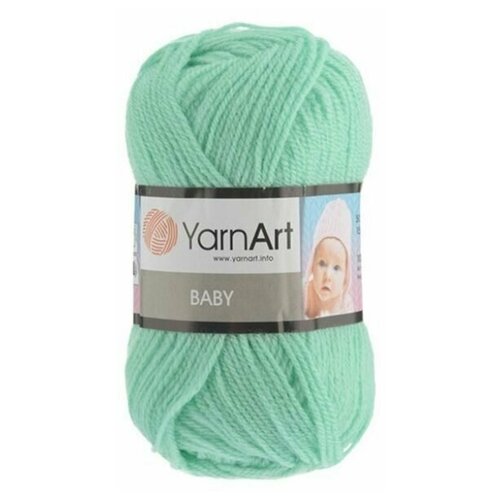 Пряжа для вязания YARNART BABY 50 гр/150 м 100% акрил 623 зеленая бирюза