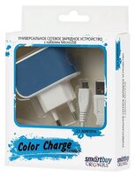 Сетевая зарядка SmartBuy Color Charge Combo оранжевый