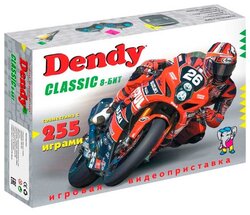 Игровая приставка Dendy Classic 255 встроенных игр