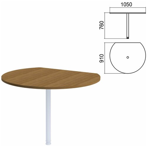 Стол приставной полукруг 