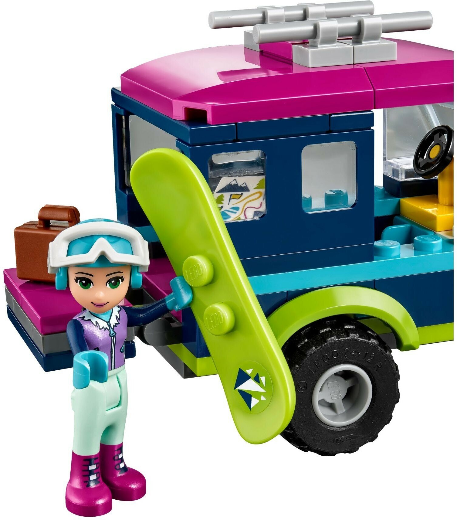 LEGO Friends Горнолыжный курорт: внедорожник - фото №16