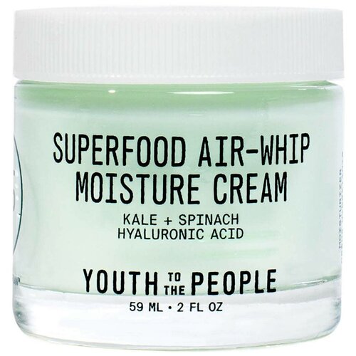 Легкий увлажняющий крем с гиалуроновой кислотой YOUTH TO THE PEOPLE Superfood Air-Whip Moisture Cream kale+spinach hyaluronic acid 59ml