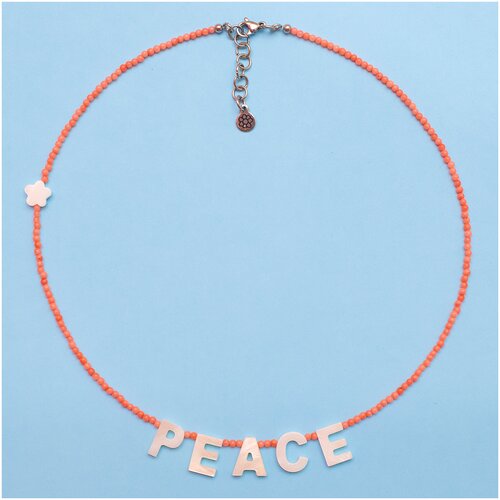 фото Цепочка из коралла "peace" more colors