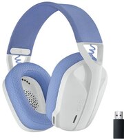 Беспроводные игровые наушники c микрофоном Logitech Wireless Headset G435 белый/сиреневый (981-001074)