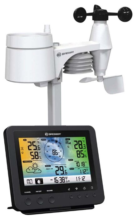 Метеостанция BRESSER 5-в-1 Wi-Fi с цветным дисплеем