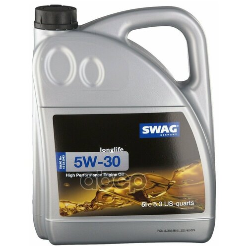 Синтетическое моторное масло SWAG 5W-30 Longlife, 5 л