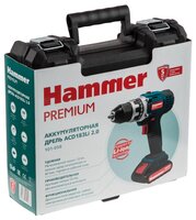 Дрель-шуруповерт Hammer ACD183Li 2.0 PREMIUM темно-синий/черный
