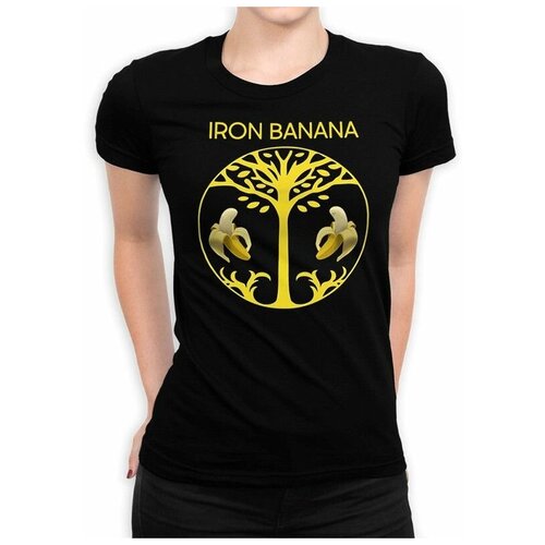 Футболка Design Heroes Destiny - Iron Banana Женская Черная L