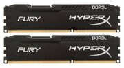 Оперативная память HyperX Fury 8 ГБ (4 ГБ x 2 шт.) DDR3 1600 МГц DIMM CL10 HX316LC10FBK2/8