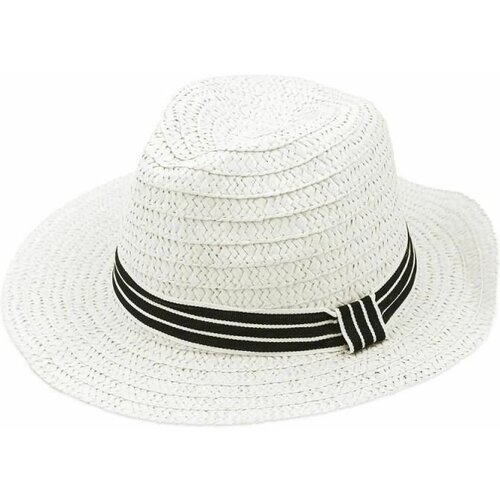 Шляпа  летняя, размер универсальный, белый