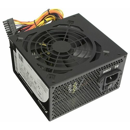 Блок питания Powerman Блок питания 600Вт Powerman PM-600ATX-F Black ATX12V V2.2 (20/24+4/8+6/8pin, вентилятор d120мм) + кабель питания (oem)