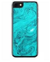 Чехол Boom Case CASE-43 для Apple iPhone 7/iPhone 8 бирюзовый мрамор