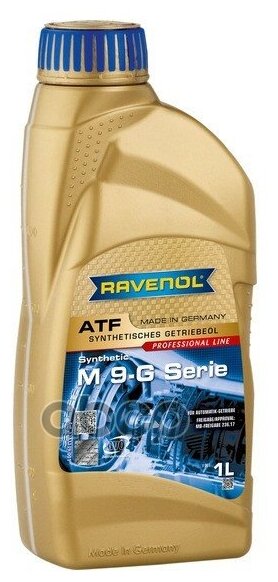 Трансмиссионное Масло Ravenol Atf M 9-G Serie ( 1л) New Ravenol 4014835842397 Ravenol арт. 4014835842397