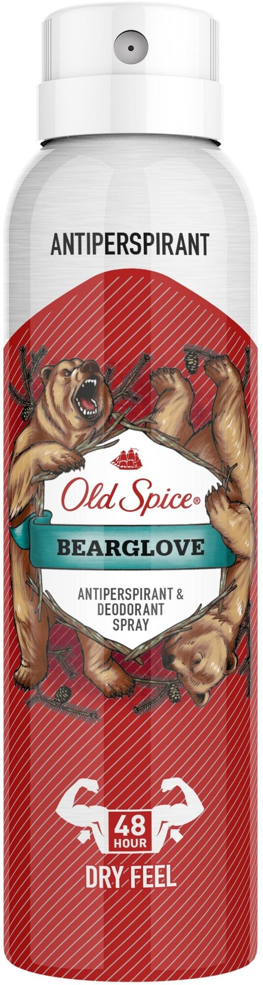 Аэрозольный дезодорант-антиперспирант Old Spice Bearglove, 150 мл - фото №13